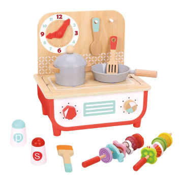 Μεγάλο Happy: Mini Cooking Pritend Play Set - Ξύλινα παιχνίδια κουζίνας για παιδιά