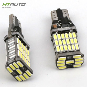 HTAUTO 4014SMD 45LED W5W W16W Error-Free CANBUS Auto Bulb Brake Light T15