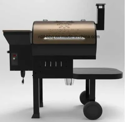 Classic Pellet Grill with Big Two Casters and Lower Moveable Cooking Shelf