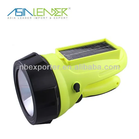 Super Bright Portable Rechargeable Spotlight with Solar
