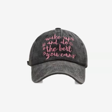 High-Quality Unisex Sporty 6-Panel Cotton Baseball Cap with 3D Embroidery