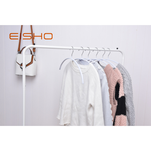 White PVC Coated Clothes Hanger