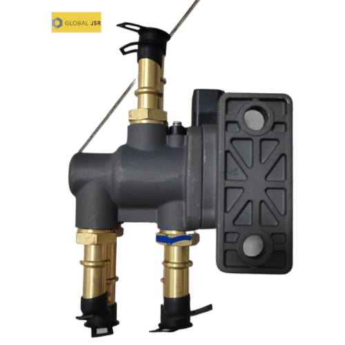 Excavator fuel tank conversion solenoid valve