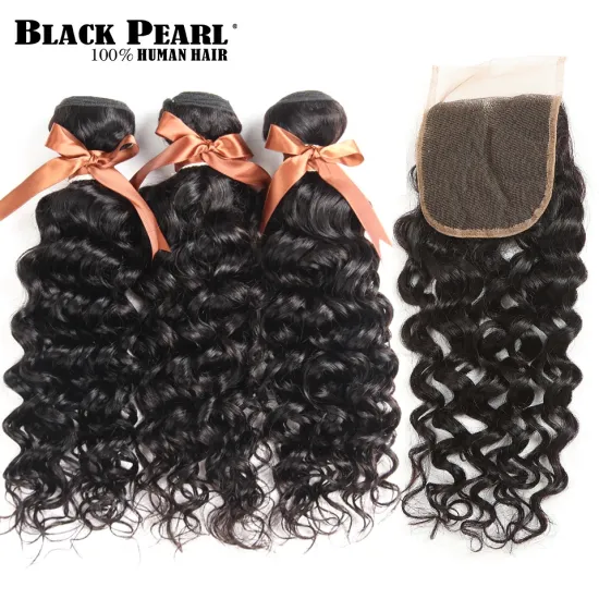 Rebecca Top 15A grade High Quality Water Wave vendors for virgin hair brazilian hair bundles 100% virgin human hair extension