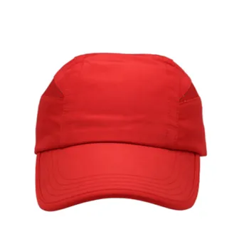Customized Cheap Polyester Red Sport Hats & Running Caps Wholesale