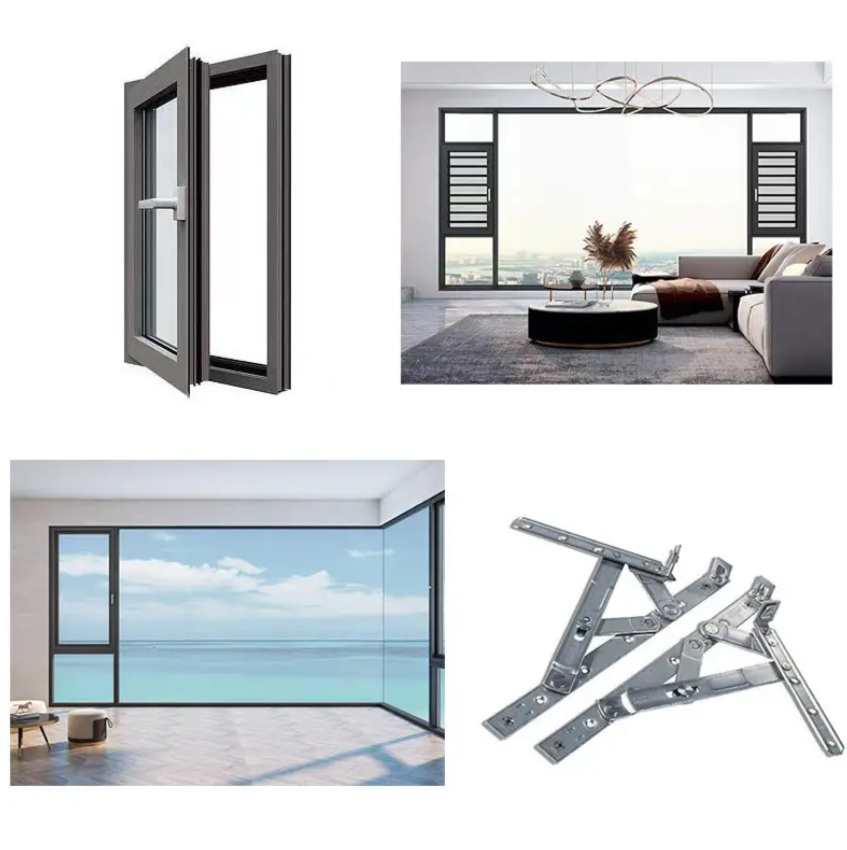 Aluminum casement windows
