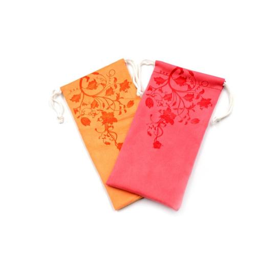 personalised microfiber cloth pouch for glasses