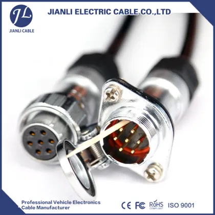 7pin din waterproof CCTV cable