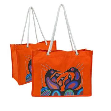 Logo Kustom Tote Canvas Canvas Plain Plain