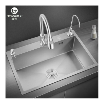 Modern Stainless Steel Undermount Single Bowl Kitchen Sink - Family Kitchen