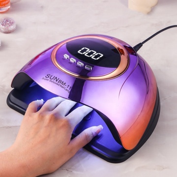 Professional UV Lamp: 180W Red Light Curing Gel Nail Art Tools - Salon Table & Manicure Machine for Sun UV LED Nail Dryer