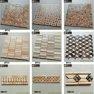 Mosaico de vidro de diamante de vidro mais vendido azulejo de vidro de vidro
