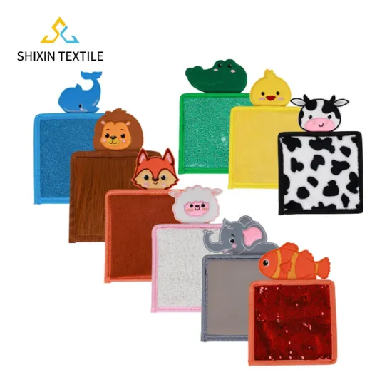 Montessori-inspired 9-Set Adorable Textured Mini Tiles: Sensory Disorder & Autism Toys for Skill Development