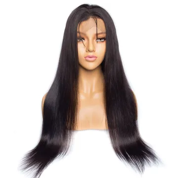 Full Cuticle Brazilian Virgin Hair Glueless Hd Full Lace Wig With Baby Hair,100% Virgin Human Hair Full Lace Wig For Black Women