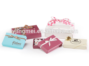 two piece folding set up candy boxes