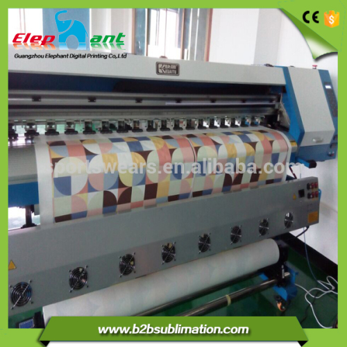 Guangzhou factory Industrial Digital dye sublimation textile printer