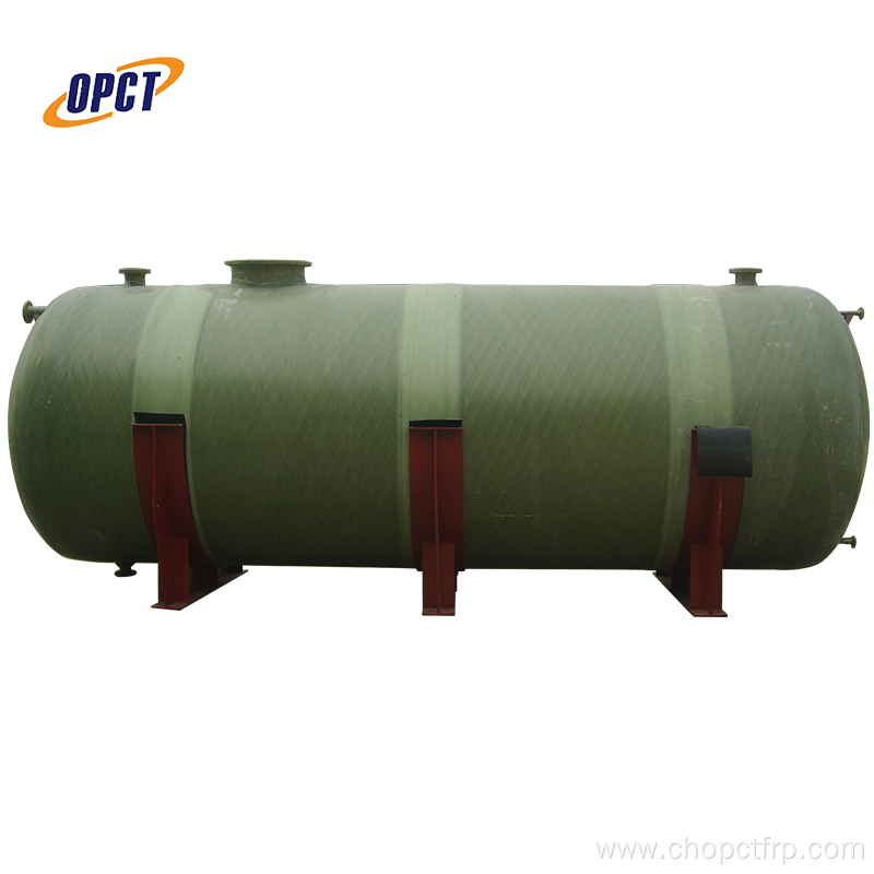 100m3 easy maintenance frp gas chemical tank