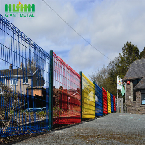 Rolled edges galvanized brc fence in stock