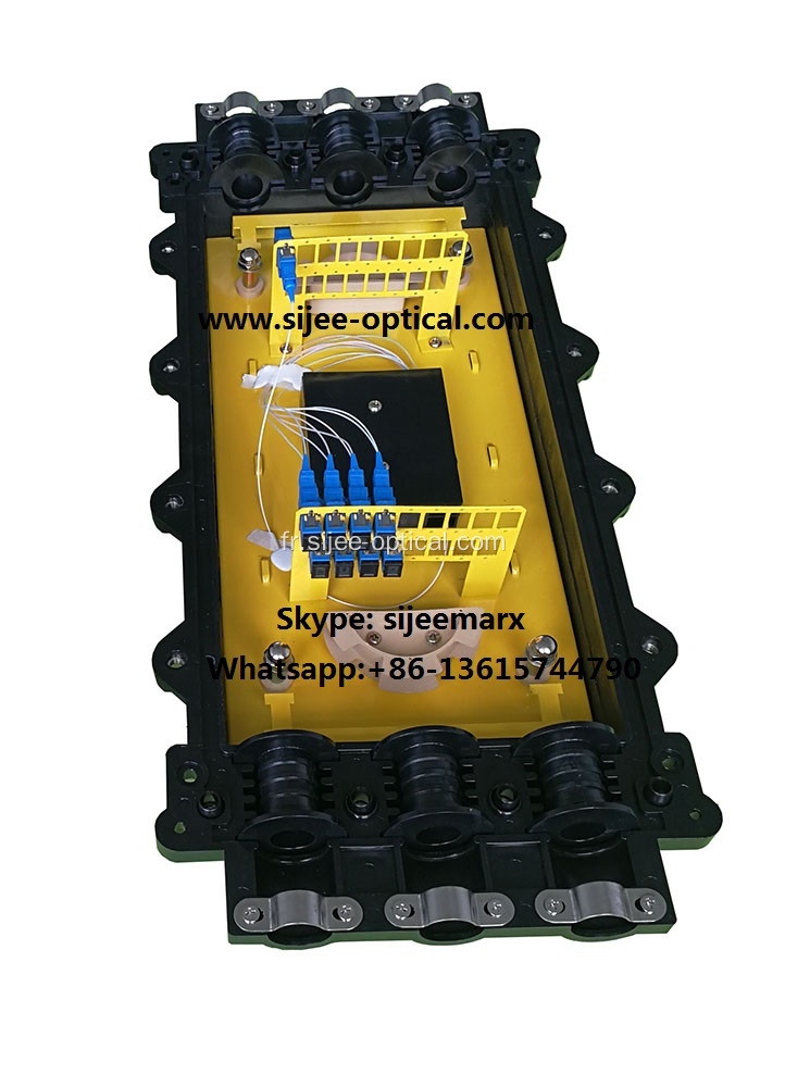 FTTH PLC Splitter Fiber Splice Box de fermeture