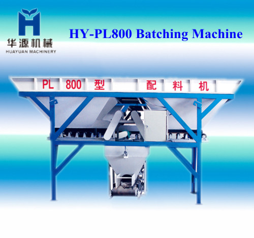 Solid Brick Machinery 2012 Two-Hopper Concrete Batching Machine Pl800 Mobile Concrete Batching Plant