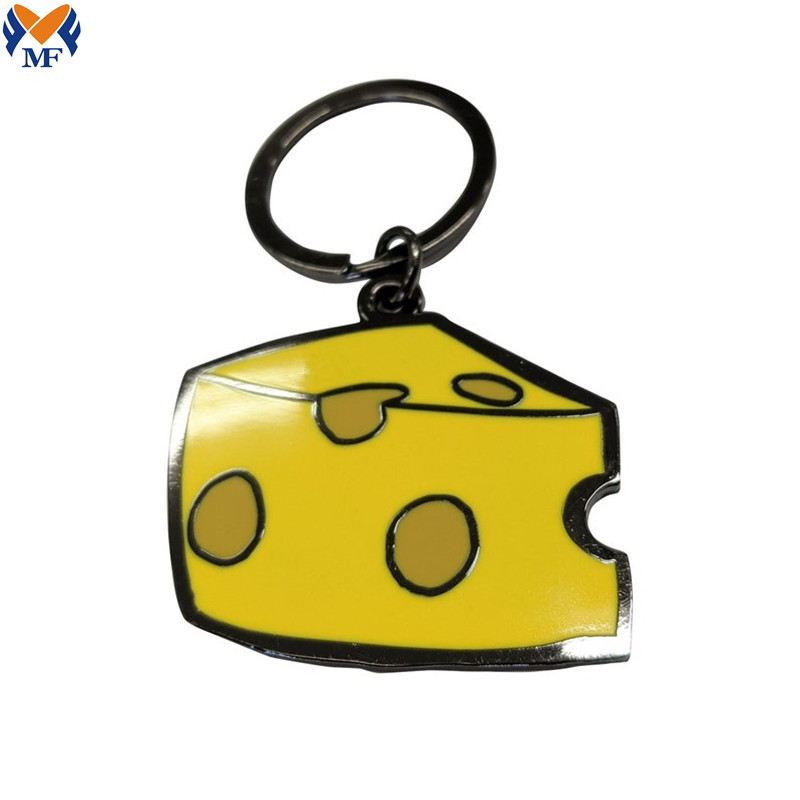 Yellow Cheese Keychain Jpg