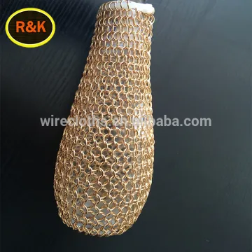 Chain Mail Gaming Dice Bag hot selling stainless steel jewelry accessory chainmial bag winebottle bag