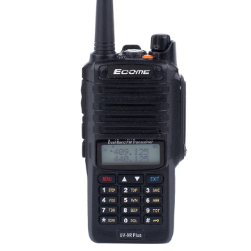 Mobil el IP67 toz geçirmez ve su geçirmez UV çift bölüm amatör radyo alıcı -verici