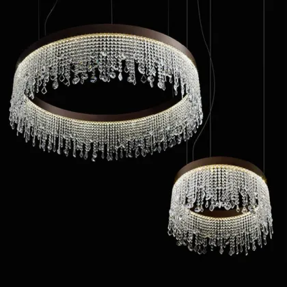 Crystal pendant lamp