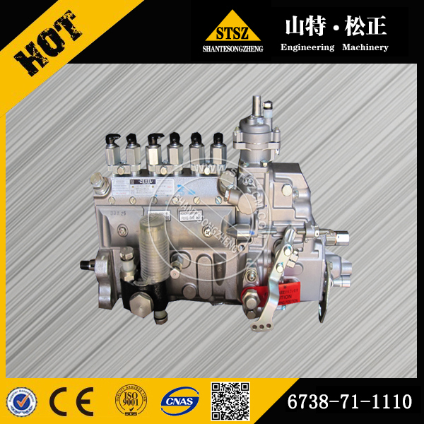 Fuel injection pump 6738-71-1110 for KOMATSU ENGINE SAA6D102E-2C-9