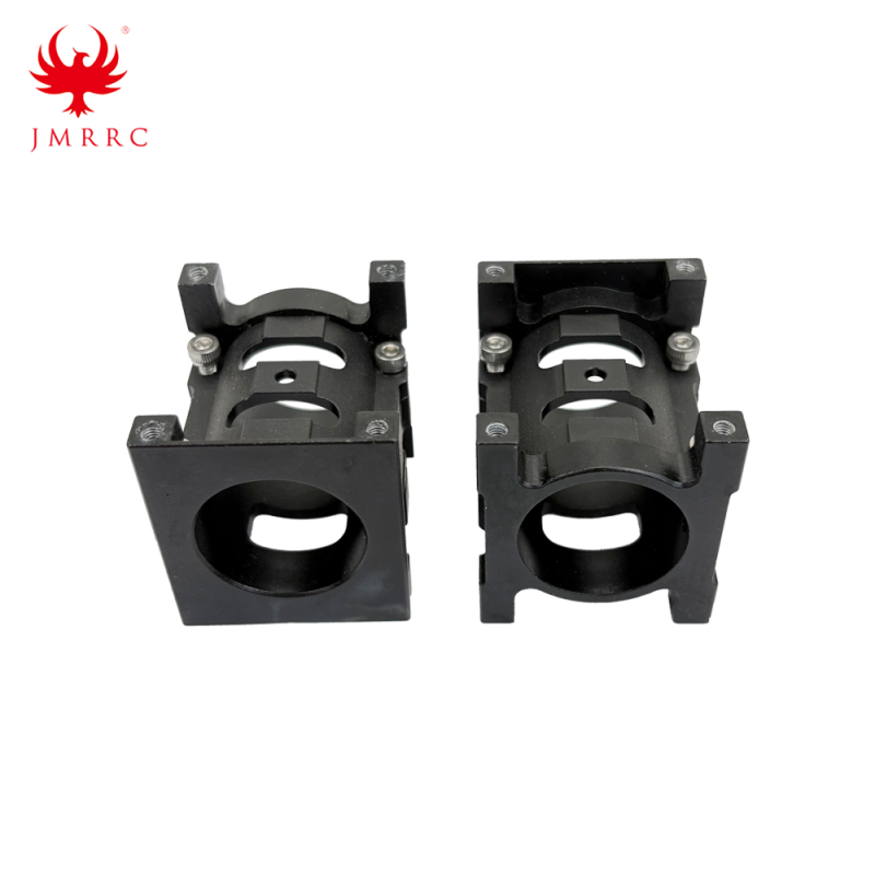 Aluminum Alloy Clamp for Carbon Fiber Pipe 25mm CNC Integral Pipe Clamp Holder Pipes Mounting Clamps for Drone Arm Clamp