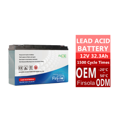 AGM Lead Acid Battery 12V 32Ah for UPS Alarm Scooter