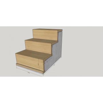 Engineered wooden stairs Floor