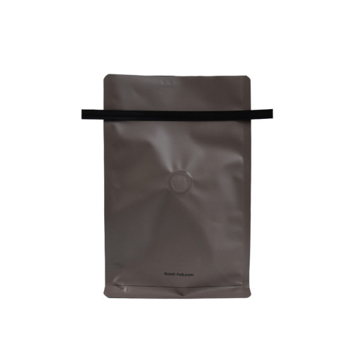 Eco Friendly Full Matte Finish 8 Oz Coffee Bags With Valve