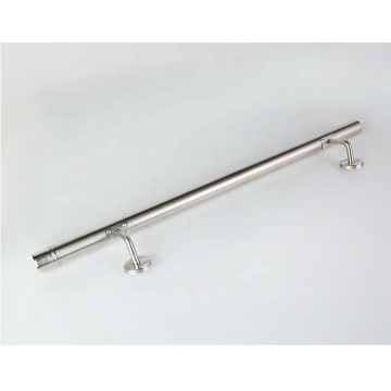 38mm Brushed Stainless Steel Wall Mount Stair Railing