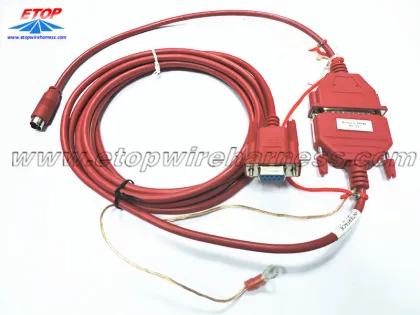 D-sub data cable assembly