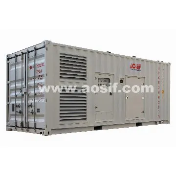 Aosif cummins electric container type generator 700kw