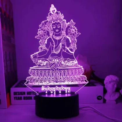 3D Buddha Atmosphere Night Light: Creating Serene Illumination for Your Space