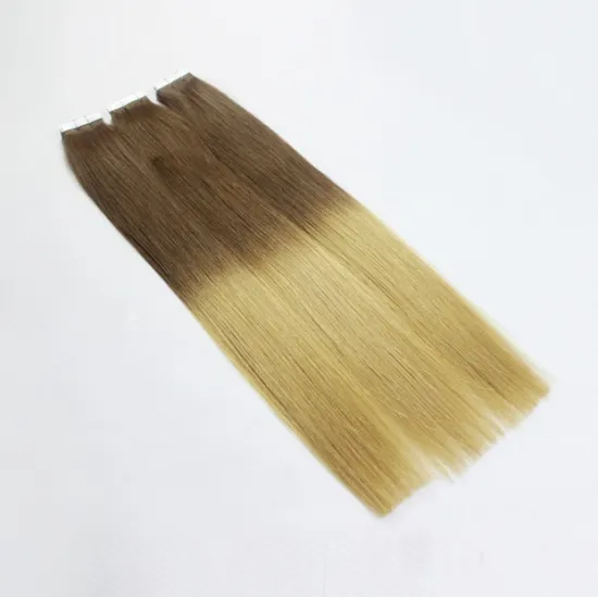 Double Drawn European Russian Human Hair Tape Hair Extension 100% Virgin Remy Tape In Hair Extension