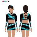 Costume da cheerleader a maniche lunghe personalizzate