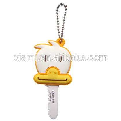 hottest embossing lovely elephant rubber elephant key holder