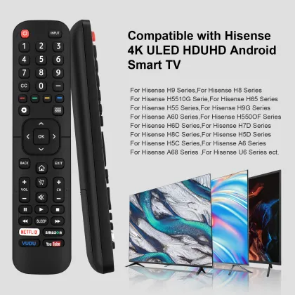 Universal Infrared Remote Control for Hisense Smart TVs
