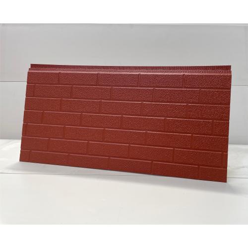 外壁改修用赤レンガ質感ポリウレタン断熱パネル