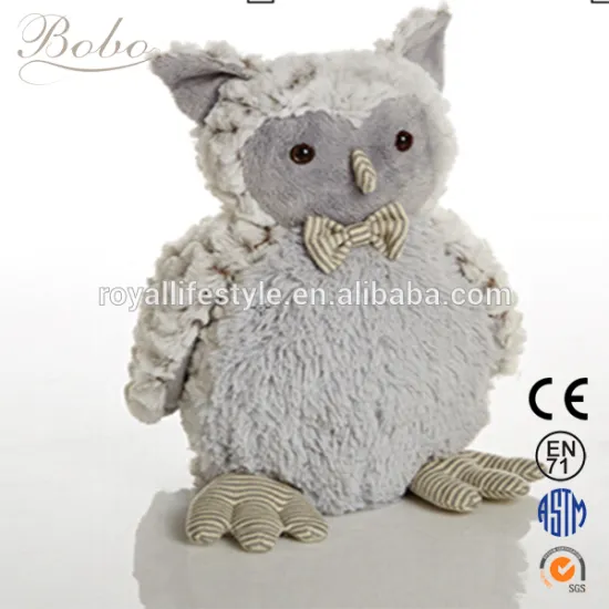Lovely new design plush stuffed owl toy animal shaped soft toy