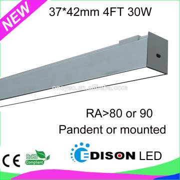 3 years warranty 37*42mm 4FT CRI80 or CRI90 30W 1.2M LED kitchen cabinet light