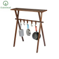 Nytt design Beech Wood Folding Kitchen Camping Table