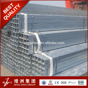 2016 Made in china prime standard steel 40x80 galvanized rectangular steel pipe