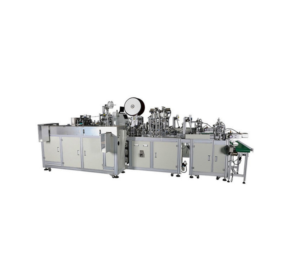 Automatic flat type face mask machine for surgical use