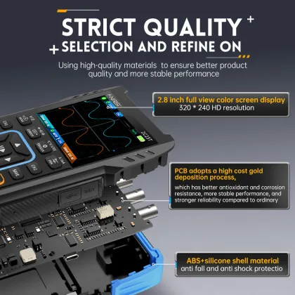 FNIRSI Handheld Digital Oscilloscope & Multimeter - Three-in-One Dual-Channel Instrument