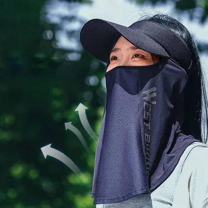 Sports Riding Bicycle Motorcycle Full Face Mask Sun Protection Helmet Mask Outdoor Anti Dust Windproof Face Mask