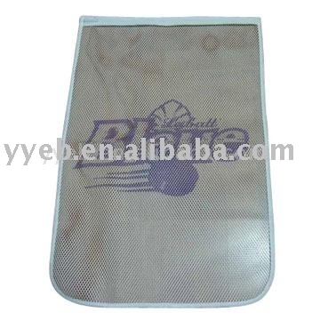 White Lingerie Wash Bag with Zipper Closure